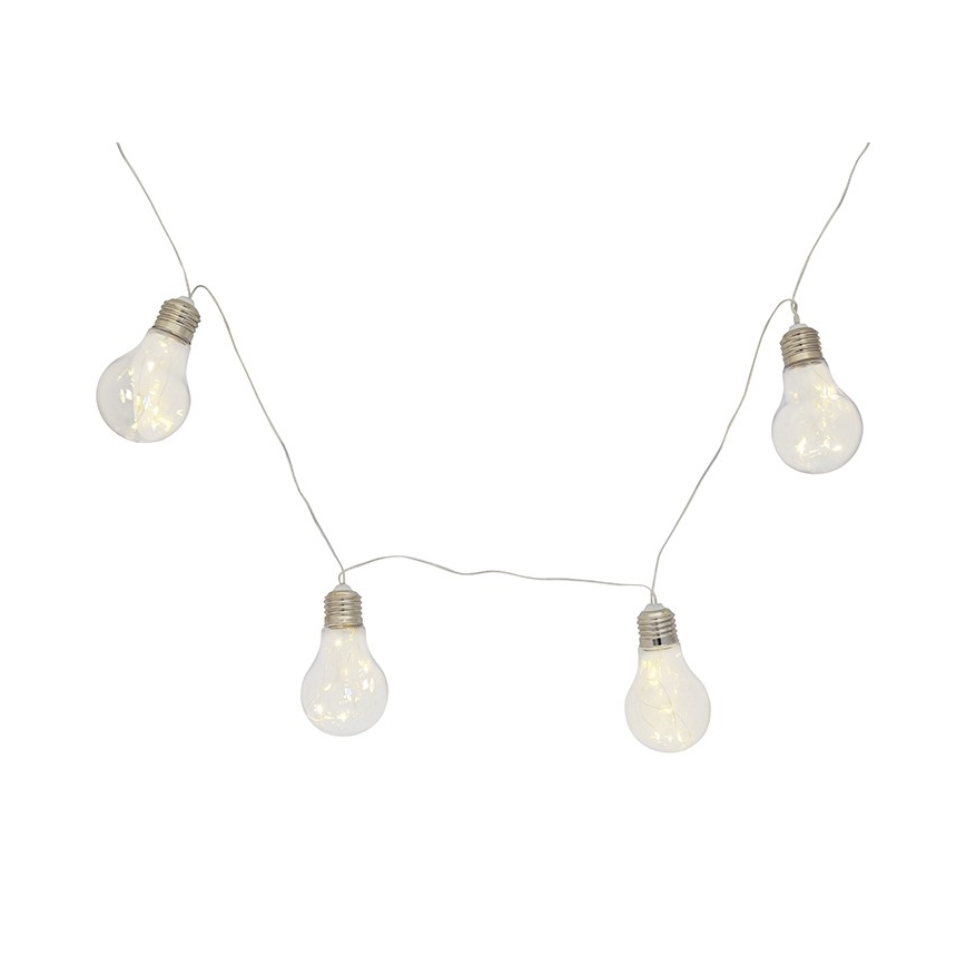 Cadena decorativa LED SMOLDER 2,1 m 10xLED/2xAA