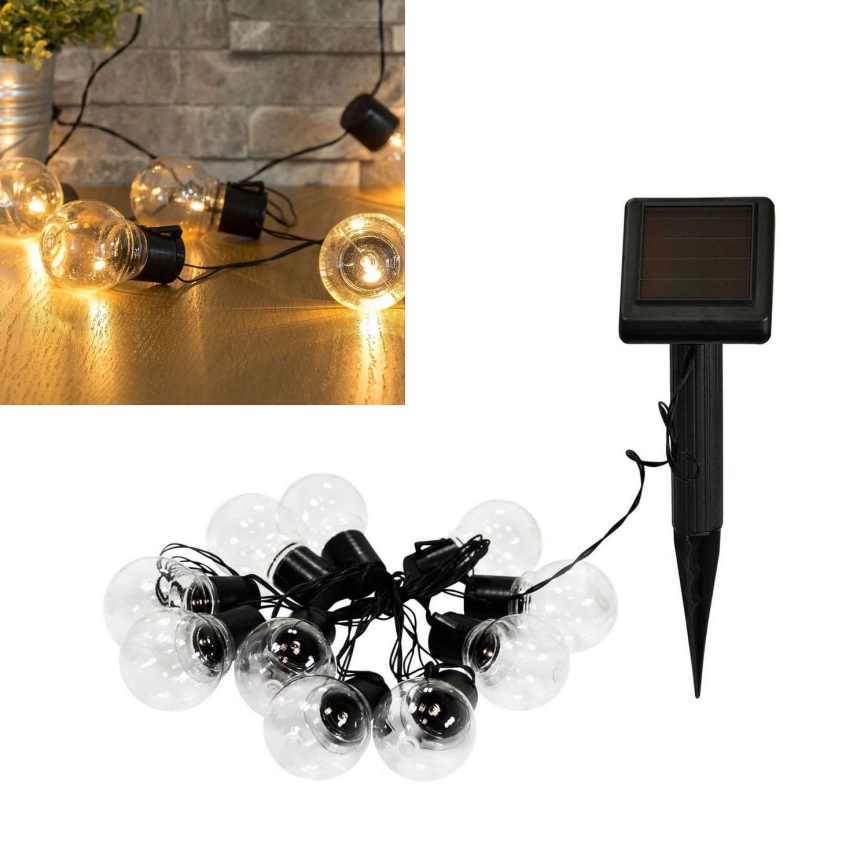 Cadena decorativa solar LED LED/1,2V 300 mAh 3,8 m IP44