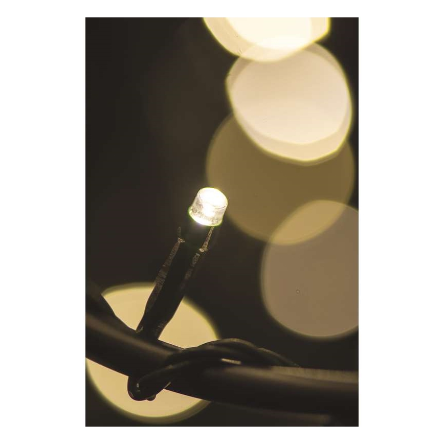 Cadena LED de Navidad para exterior 80xLED/13m IP44 blanco cálido