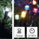 Cadena LED de Navidad para exteriores 100xLED/8 modos 15m IP44 blanco frío/multicolor