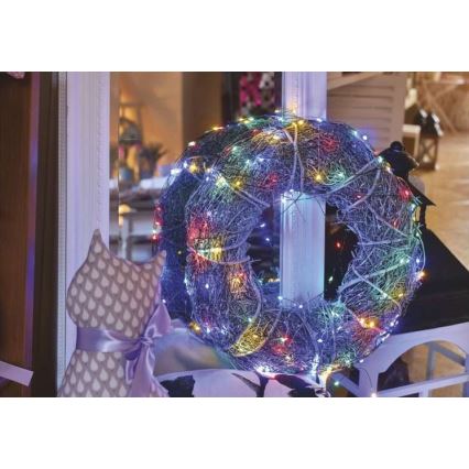 Cadena LED de Navidad para exteriores 150xLED/20m IP44 multicolor