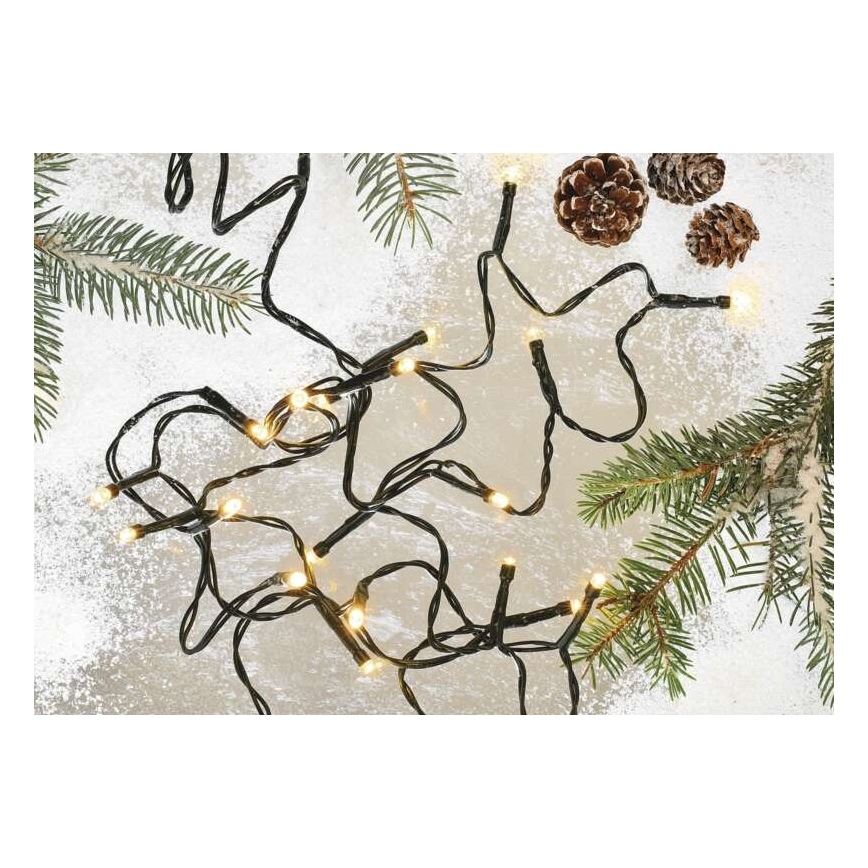 Cadena LED de Navidad para exteriores 180xLED/23m IP44 vintage