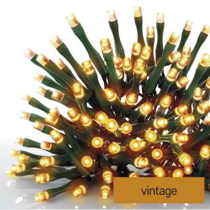 Cadena LED de Navidad para exteriores 180xLED/23m IP44 vintage