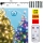 Cadena LED de Navidad para exteriores 200xLED 17m IP44 blanco cálido/multicolor + mando a distancia