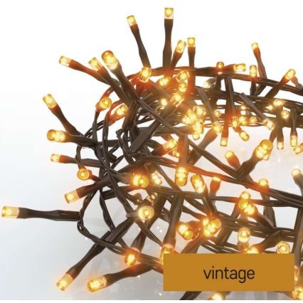 Cadena LED de Navidad para exteriores 400xLED/13m IP44 vintage