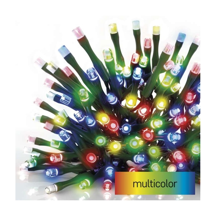 Cadena LED de Navidad para exteriores 40xLED/9m IP44 multicolor