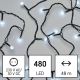 Cadena LED de Navidad para exteriores 480xLED/53m IP44 blanco frío