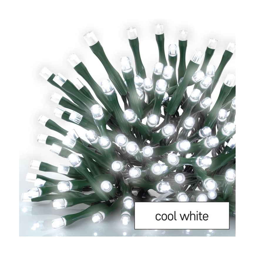 Cadena LED de Navidad para exteriores 500xLED/55m IP44 blanco frío