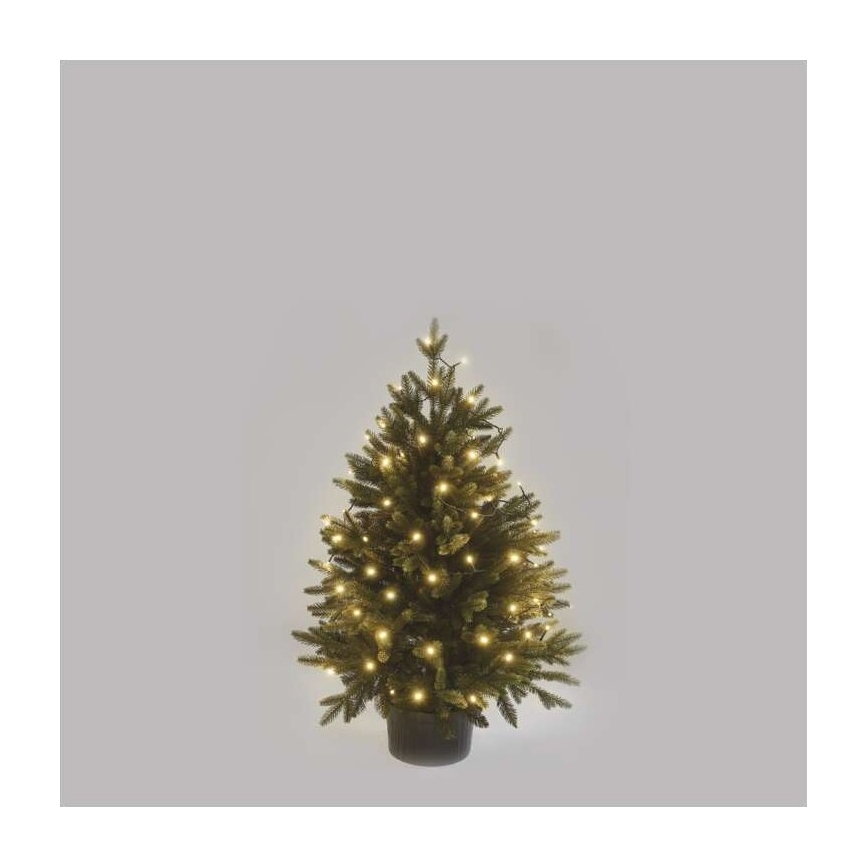 Cadena LED de Navidad para exteriores 80xLED/13m IP44 blanco cálido