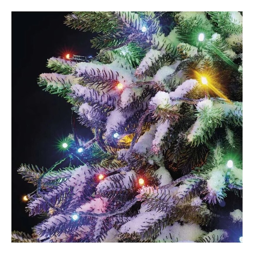 Cadena LED navideña exterior 100xLED/10m IP44 multicolor