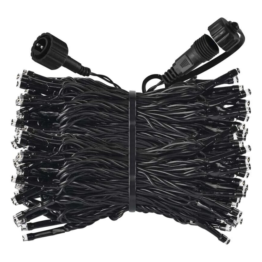 Cadena LED navideña exterior 100xLED/10m IP44 multicolor