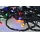 Cadena LED navideña exterior 100xLED/8 funciones IP44 13m multicolor