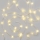 Cadena LED navideña exterior 120xLED/17m IP44 blanco cálido