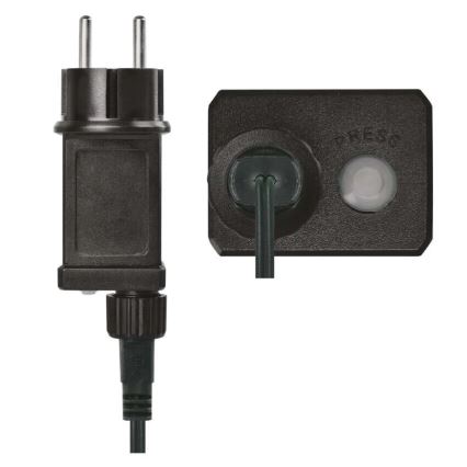 Cadena LED navideña exterior 120xLED/17m IP44 blanco cálido