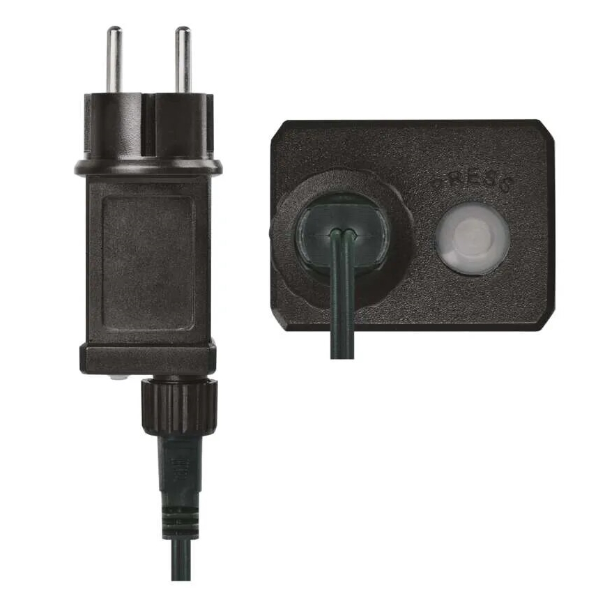 Cadena LED navideña exterior 120xLED/17m IP44 blanco cálido
