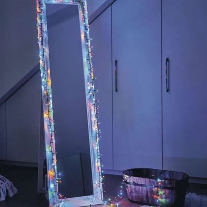 Cadena LED navideña exterior 150xLED/27,35m IP44 multicolor