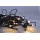 Cadena LED navideña exterior 50xLED/8 funciones/3xAA 8m IP44 blanco cálido