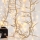 Cadena LED navideña exterior CLUSTER 1152xLED/8 funciones 12 m IP44 blanco cálido