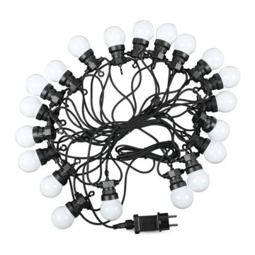 Cadena LED para exteriores STRING 10m 20xLED/0,5W/24/230V 3000K IP44