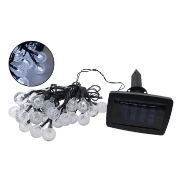 Cadena LED solar exterior 30xLED/1,2V 6,5 m IP44