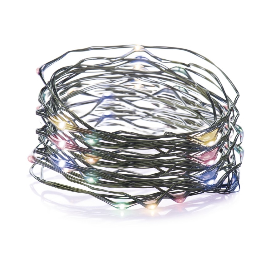 Cadena navideña LED para exteriores 150xLED 20m IP44 multicolor