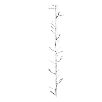 Cadena navideña LED para interior NANO 100xLED/3xAA 2,9m rosa