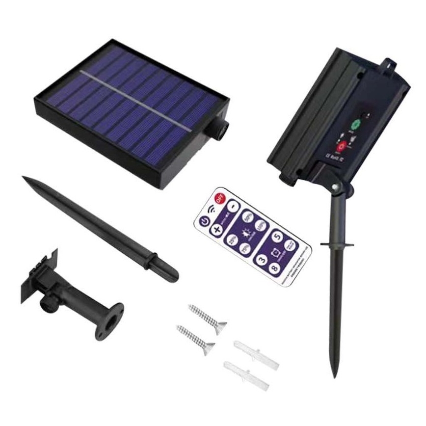 Cadena solar LED 10xLED/0,5/4,5V 12 m 3000K IP44 1200 mAh + control remoto