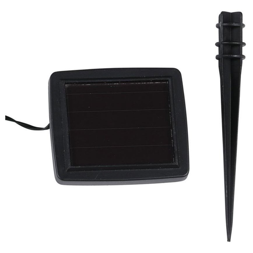 Cadena solar LED 10xLED/1W/1,2V 1xAA 2 m IP44 3000K 300 mAh