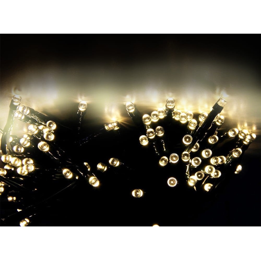 Cadena solar LED SHINE 200xLED/1,2V 600 mAh 21,9 m IP44