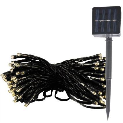 Cadena solar LED SHINE 200xLED/1,2V 600 mAh 21,9 m IP44