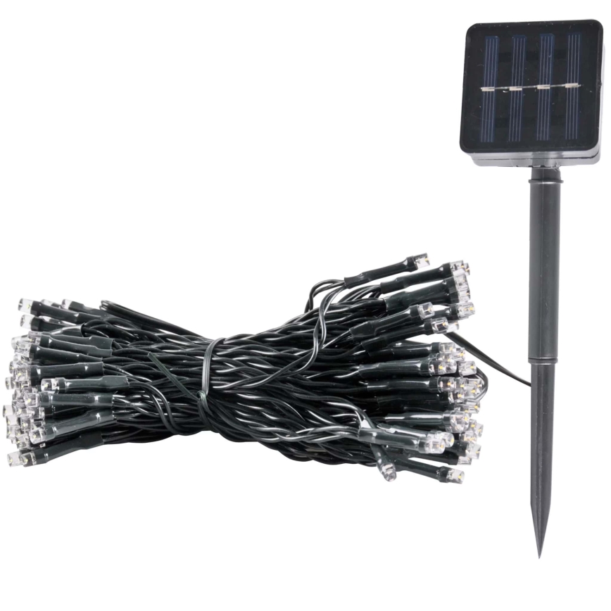 Cadena solar LED SHINE 200xLED/1,2V 600 mAh 21,9 m IP44