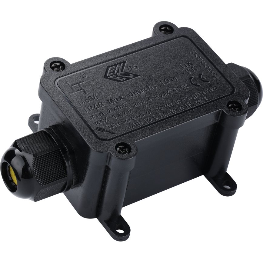 Caja de conexiones impermeable 24A/230V IP68