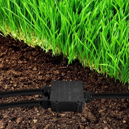 Caja de conexiones impermeable IP68 negro