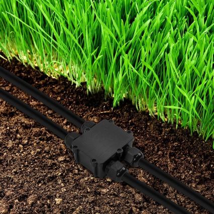 Caja de conexiones impermeable IP68 negro