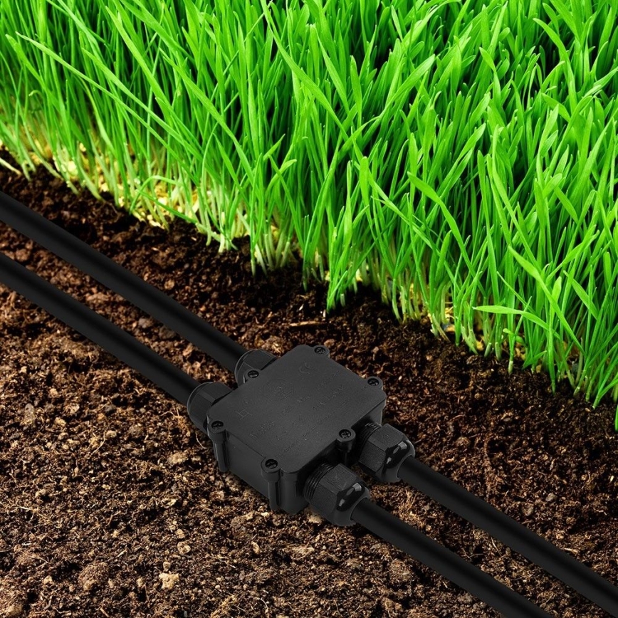 Caja de conexiones impermeable IP68 negro
