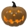Calabaza de cerámica LED HALLOWEEN LED/3xLR44/blanco cálido