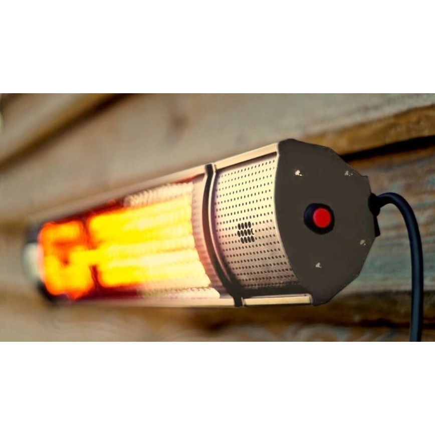 Calefactor de infrarrojos 1000/2000W/230V IP55 + control remoto
