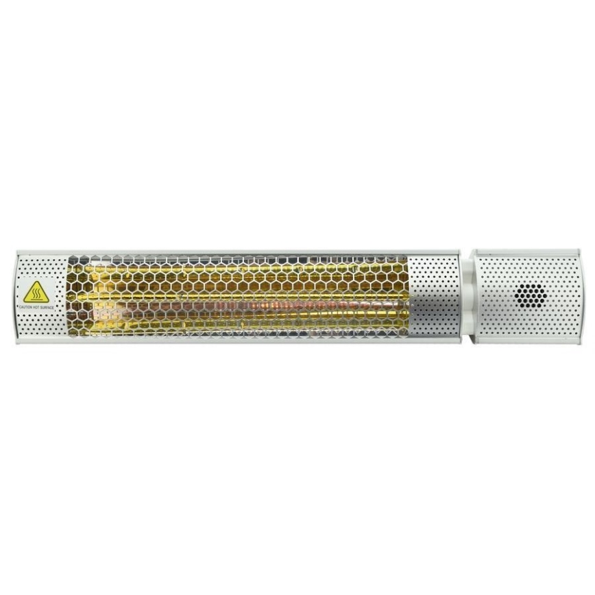 Calefactor de infrarrojos 1000/2000W/230V IP55 + control remoto