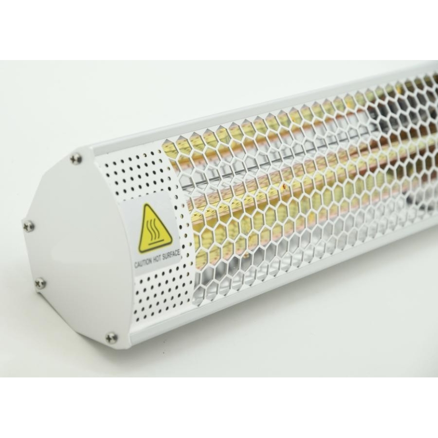 Calefactor de infrarrojos 1000/2000W/230V IP55 + control remoto