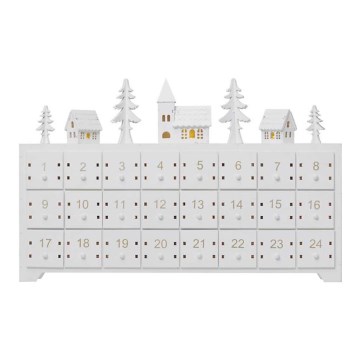 Calendario de Adviento LED 3xLED/2xAA