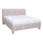 Cama tapizada con colchón y espacio de almacenamiento VIOLET 180x200 cm beige