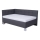 Cama tapizada con espacio de almacenamiento sin colchón MARIA PETITE 120x200 cm gris