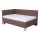 Cama tapizada con espacio de almacenamiento sin colchón MARIA PETITE 120x200 cm marrón