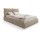 Cama tapizada sin colchón BASIL 160x200 cm beige