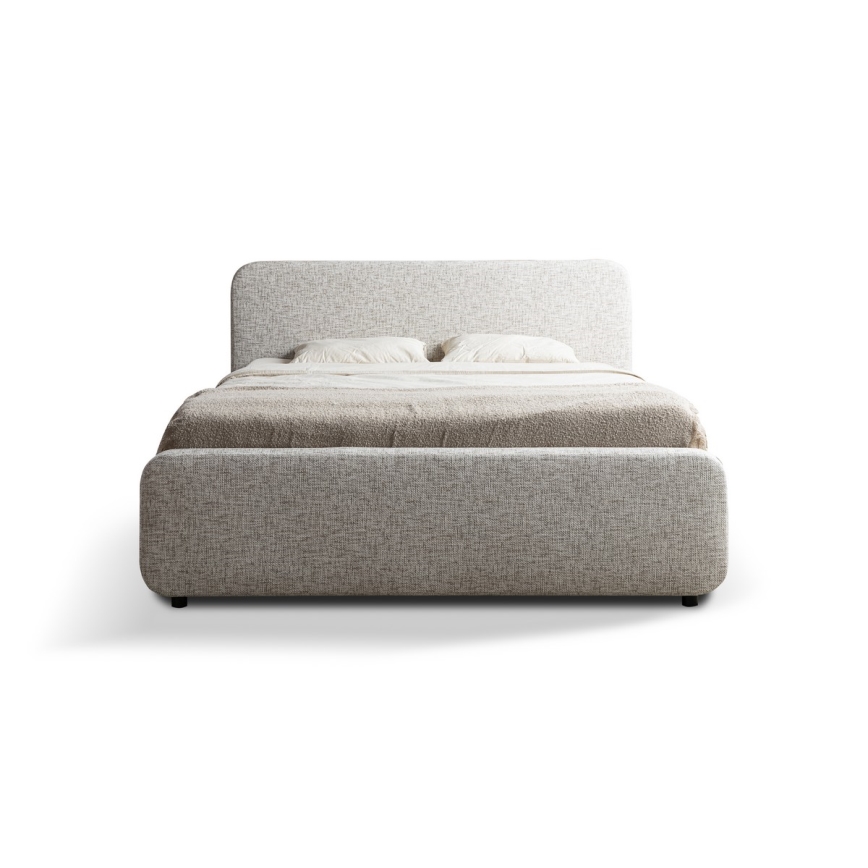 Cama tapizada sin colchón LAJLA 180x200 cm beige