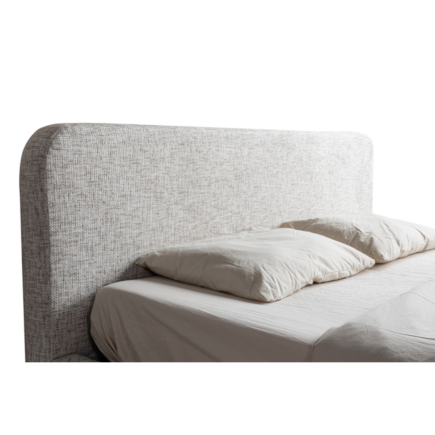 Cama tapizada sin colchón LAJLA 180x200 cm beige