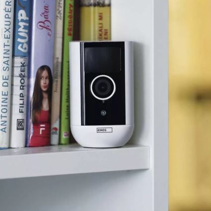 Cámara inteligente para exteriores con sensor de movimiento GoSmart 5V 9600mAh IP65 Wi-Fi Tuya