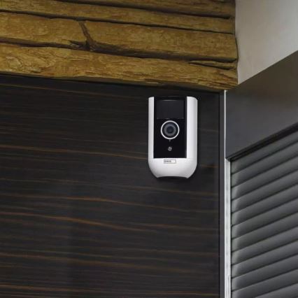 Cámara inteligente para exteriores con sensor de movimiento GoSmart 5V 9600mAh IP65 Wi-Fi Tuya
