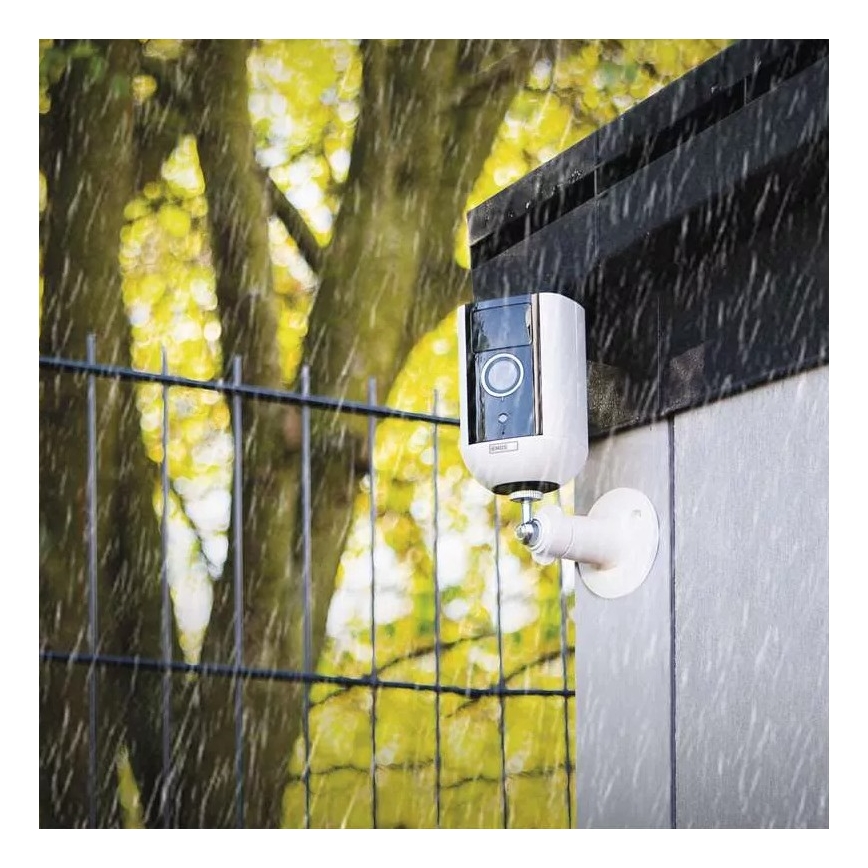 Cámara inteligente para exteriores con sensor de movimiento GoSmart 5V 9600mAh IP65 Wi-Fi Tuya
