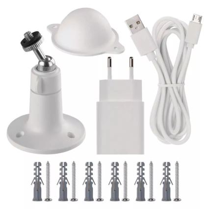 Cámara inteligente para exteriores con sensor de movimiento GoSmart 5V 9600mAh IP65 Wi-Fi Tuya